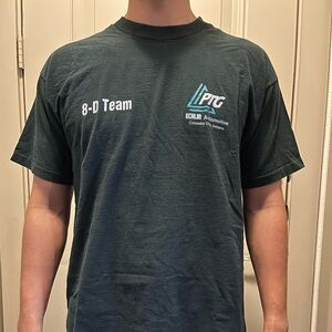 80s 90s Black Racing Tee - Single Stitch
No defects
Model is 5’10 180 lbs